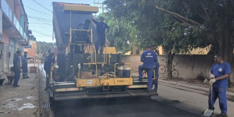 Asfalto Rua das Pacas 3