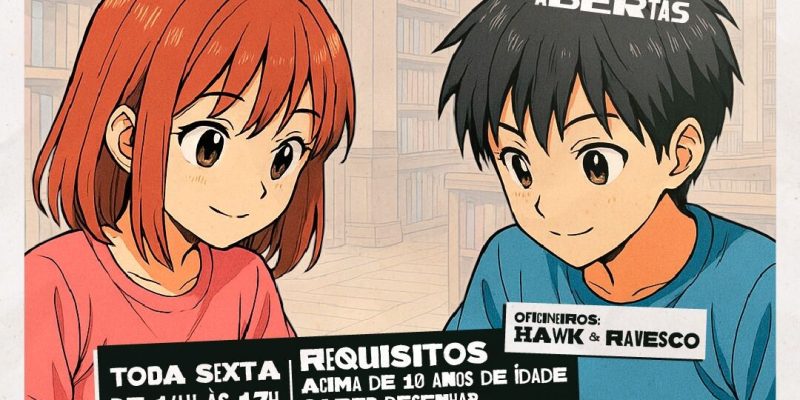 Biblioteca Pública Municipal Professor Walter Nogueira lança o ‘Mangaclube’ nesta sexta-feira