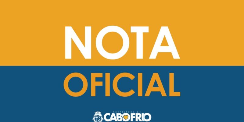 Nota Oficial