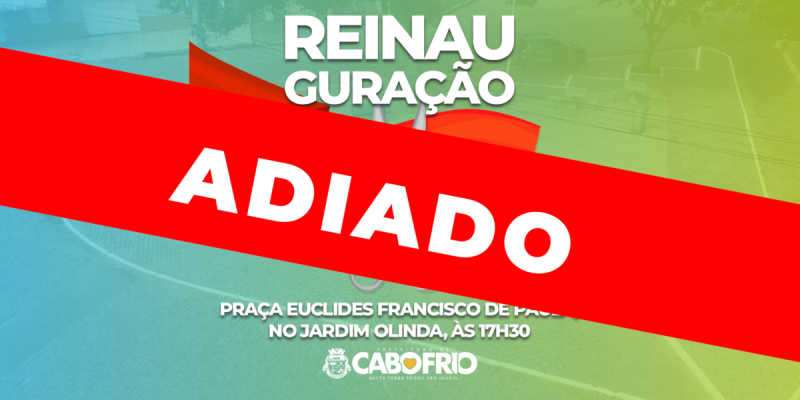 site inauguração adiado